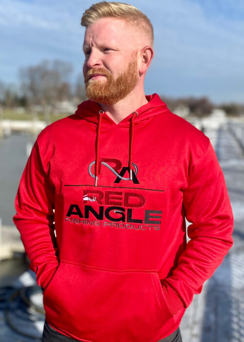 Red Angle fishing hoodie - Red
