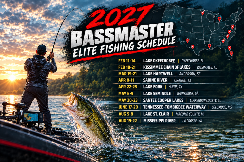 2027 Bassmaster Elite Series Schedule 2027 Bassmaster Elite Series Schedule
